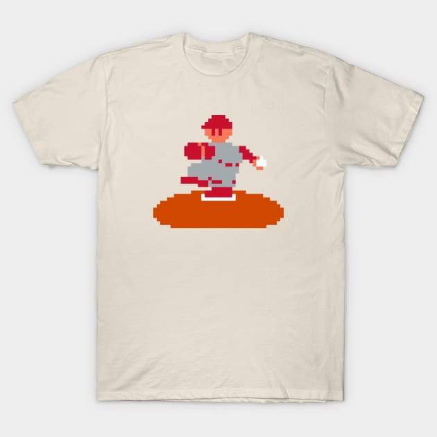 RBI Baseball Pitcher - Boston T-Shirt by The Pixel League